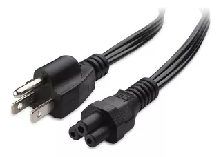 Cable Poder C5 Trebol 3lineas Cargadores Laptop 1mt