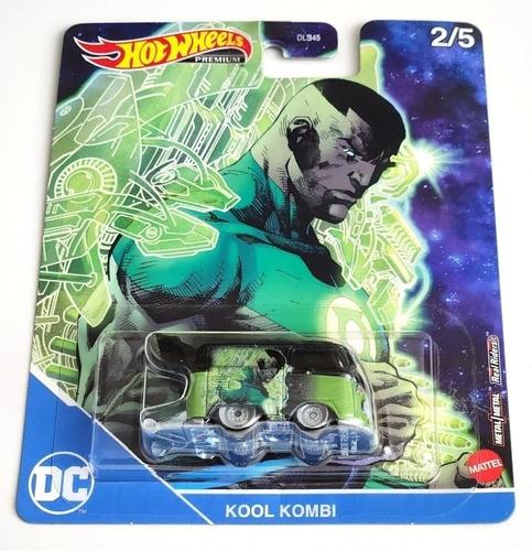 Hot Wheels Kool Kombi Linterna Verde Dc 