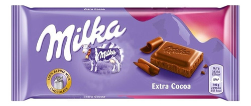 Chocolate Extra Cocoa Milka 100g