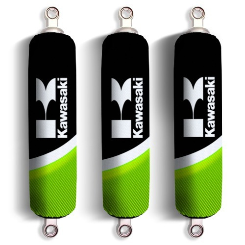 3 Fundas Cubre Amortiguador Kawasaki Bajou 220 250 300 400