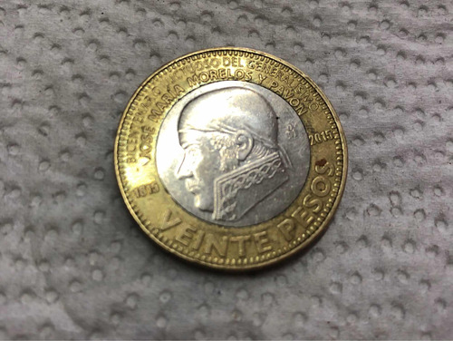 Moneda De $20 José María Morelos Y Pavón