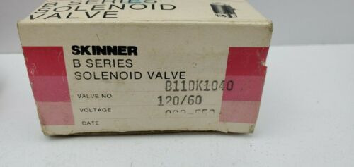 Skinner B11dk1040 120v 1/8 Npt 40 Psi 3/32 Orifice Sole Cck