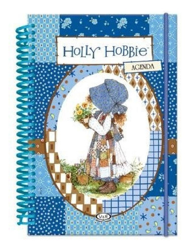 Libro - Agenda Holly Hobbie (perpetua)(tapa Azul Cartone An