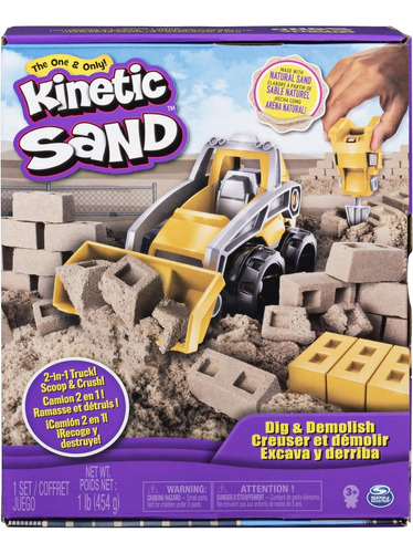 Kinetic Sand Dig & Demolish Excavacion De Arena Y Demolicion