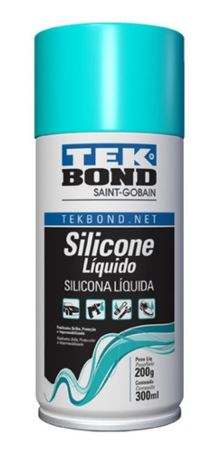 Silicone Líquido Spray 300ml / 200g - Tekbond