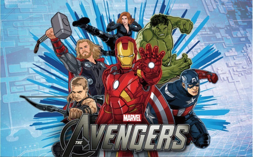 Imagen 2 de 4 de Set Escolar De Maleta Y Lonchera Avengers Comic