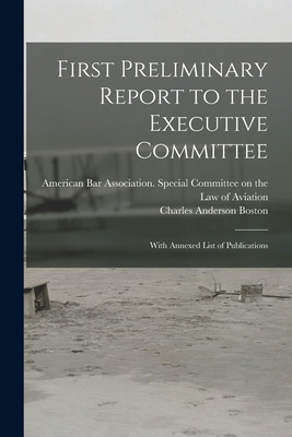 Libro First Preliminary Report To The Executive Committee...