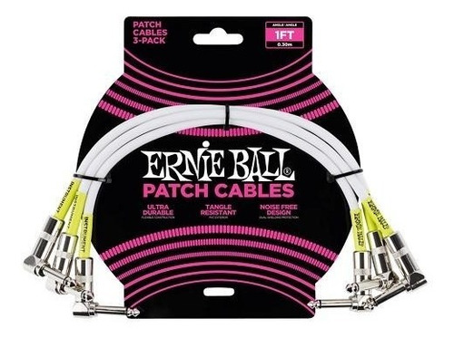 Ernie Ball 6055 Cables Parcheo Patch Pedal Plug L 30cm 3pzas