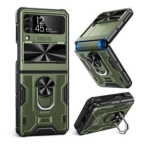 Funda Para  Galaxy Z Flip 3 Con Proteccion De Bisagra