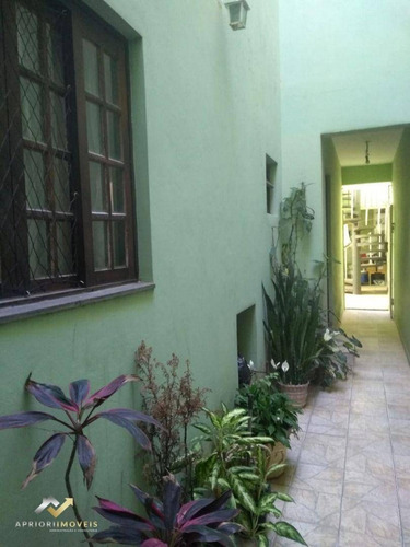 Sobrado Com 3 Dormitórios À Venda, 240 M² Por R$ 450.000 - Parque Gerassi - Santo André/sp - So0953