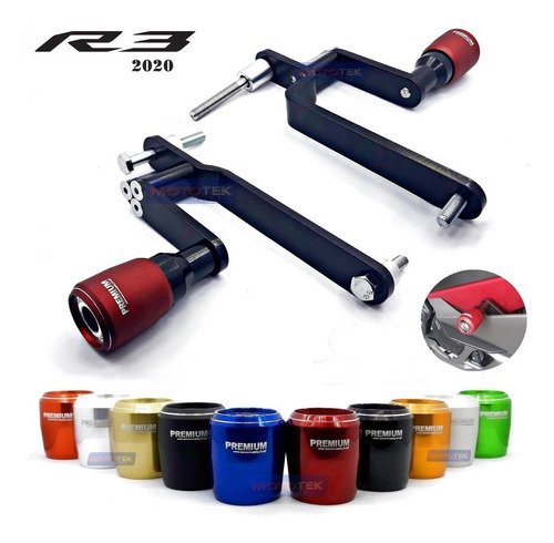 Slider Protetor Motor Premium Racing Yamaha Yzf R3 2020