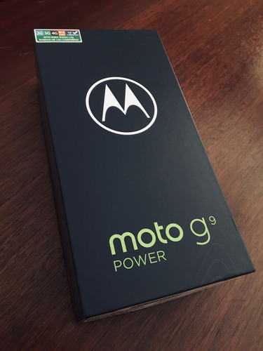 Caja Vacía Motorola Moto G9 Power 128 Gb Color Verde Granito