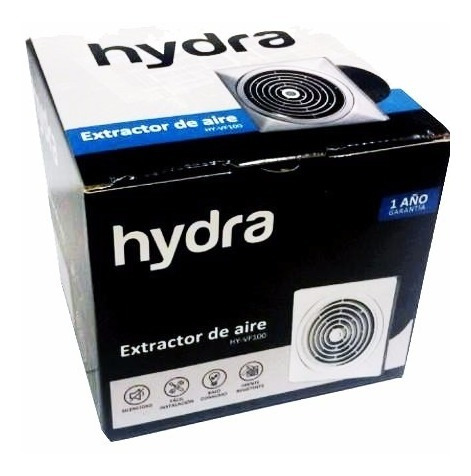 Imagen 6 de 7 de Extractor De Aire 150mm Hydra Cocina Baño Silencioso Envios