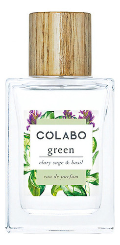 Perfume Colabo Green Clary Sage E Basil Eau De Parfum Unissex - 100ml