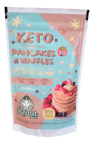 Keto Premezcla Pancake Waffles Sin T.a.c.c
