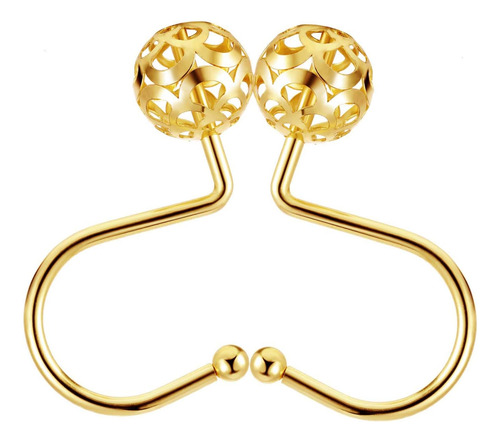 Chictie Anillos Dorados Para Cortina De Ducha, Juego De 12 A