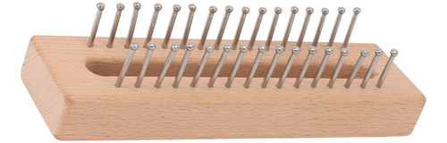 Telar De Tejer Cuadrado De Madera Para Abalorios Para Bricol