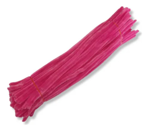 Limpiapipas Artesanías Manualidades Colores X 100 Unidades Rosa Chicle