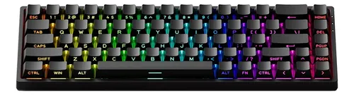 Akko Fun68 He Teclado Magnético Rapid Trigger 65% 8k Preto Inglês
