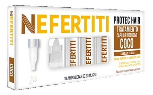 Nefertiti Protec Hair Coco Cabello Teñido 10x20ml - 2 Piezas