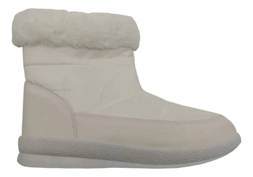 Botas Dama Casual Beige Basic Simply Afelpada
