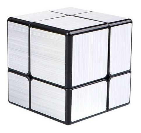 Cubo De Rubik Qiyi 2x2 Mirror Cube Silver Espejo