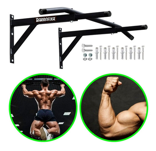 Barra Fixa De Parede Crossfit Pull-up Modelo Externo Interno