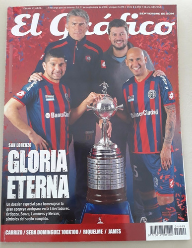 Revista El Grafico Gloria Eterna Sep 2014 Ed 4449