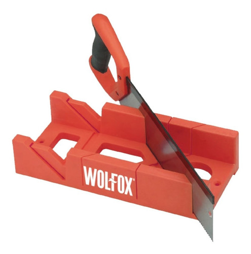 Caja Inglete Sujeción Con Serrucho 30 Cm Wolfox Wf0609