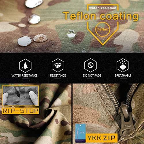 Men G3 Combat Uniforms Set With Knee & Elbow Pads Camou...