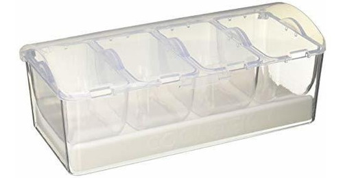 Mr. Bar-b-q 40400y Food Storage Caddy, Clear