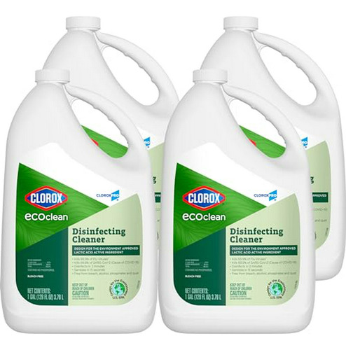 Limpiador Desinfectante Ecoclean Cloroxpro 128 Oz, Pack 4