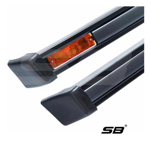 HippoBar Aerodin/ámico /& Bloqueable Barras Transversales para Seat Alhambra MK1 7M 1996 2009 Anodizado Plata