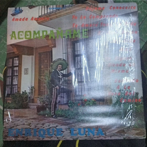 Enrique Luna Acompáñame Vinyl,lp,acetato