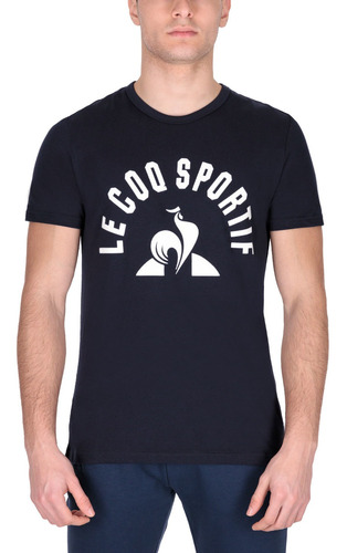 Camiseta Negra Le Coq Sportif  Negra-bl