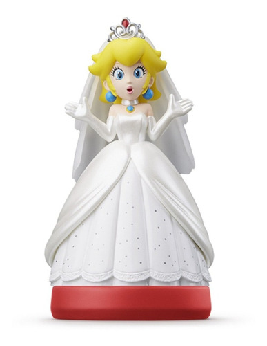 Figura Amiibo Super Mario Odyssey Peach Wedding Outfit Nueva