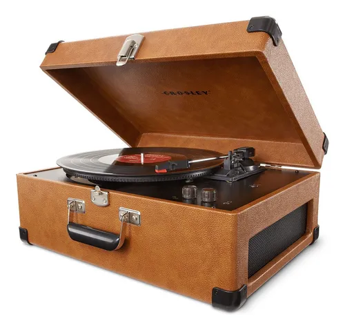 Tocadisco Crosley Keepsake Cafe Cr6249ata Color Marrón claro