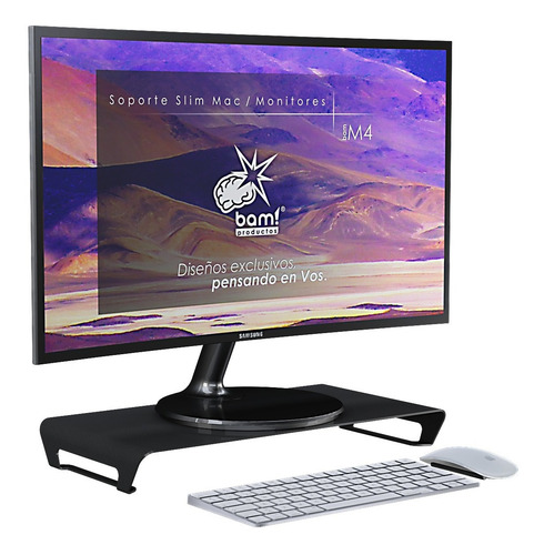 Imagen 3 de 6 de Soporte Notebook Slim Bam M4 Mbook, iMac, Samsung Premium!!!