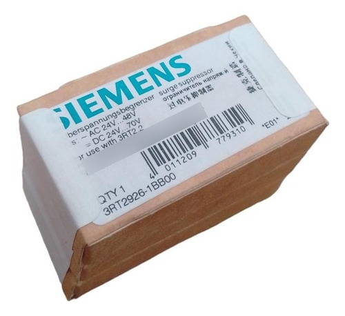  Siemens 3rt2926-1bb00 Lote De 3 Pz