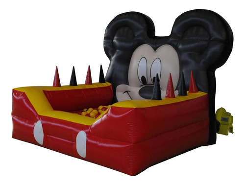 Piscina De Bolinhas Baby Mickey Play Park Com Motor Soprador