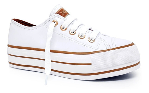 tenis capricho flatform branco