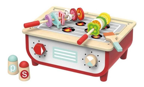 Imagen 3 de 3 de Cocina Y Parrilla Para Asar De Madera