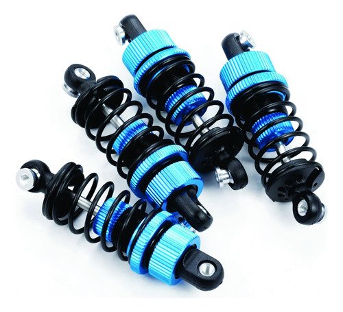 Set 4 Amortiguadores Aluminio Para Tamiya Tt01 / Tt02 3r