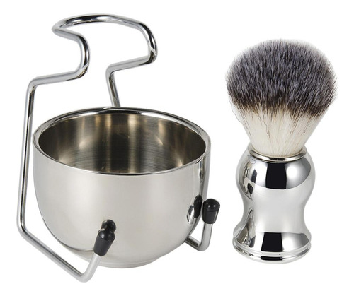 ` .. Set De Brochas De Afeitar For Hombre Con Taza De Tazón