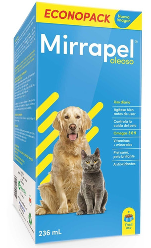 Mirrapel 236ml Suplemento Nutricional Para Perros Y Gatos