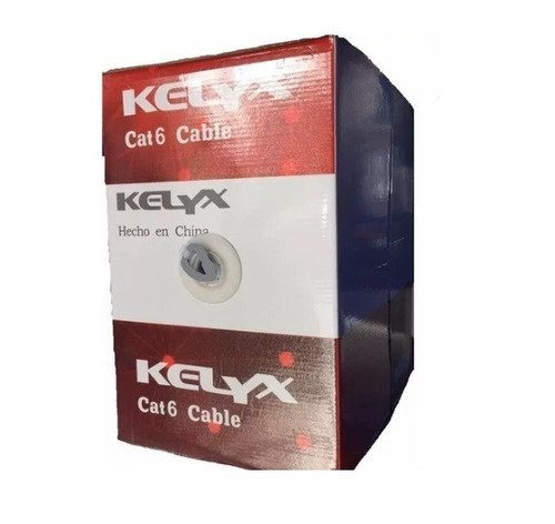 Imagen 1 de 6 de Rollo Cable Red Utp Cca Cat6 Bobina 305 Mts Interior Palermo