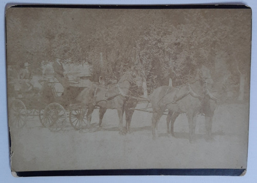 Imagen 4 de 4 de Antiguas Fotos Carruaje 1890 Lote X 2 Ro 290