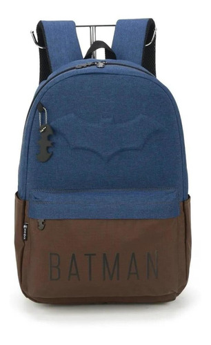 Mochila Juvenil Batman Luxcel Azul - 48920