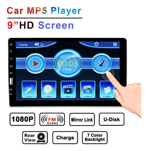 Xing Receptor Estéreo De Pantalla Radio De Coche Solamente
