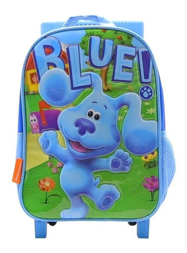 Mochila Las Pistas De Blue Perrito Azul Cresko Con Carro